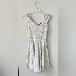 Blue Rain (Francesca’s) Embroidered Dress Size S